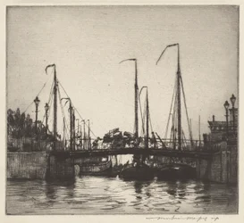 Bridge, Rotterdam (Chioggia: Fiskebåter)