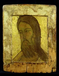 Ikon av døperen Johannes, ca. 1500 (bladgull og tempera på panel)
