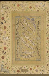 Kalligrafi fra Late Shahjahan Album