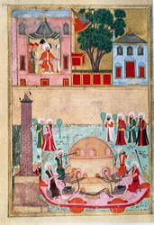 Glassblåsershow på Constantinople Racecourse-siden hentet fra kallenavnet-i Humayun (etternavn i Humayun) eller 
