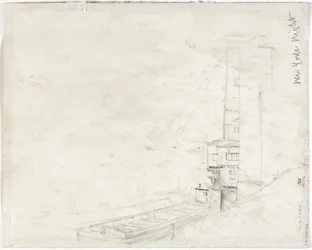 Studier for New York-natten (verso)