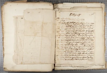 Portefølje med tegninger av Mutio Oddi fra Urbino og andre, s. 116, ca. 1635-40 (penn og blekk på papir i innbundet volum)