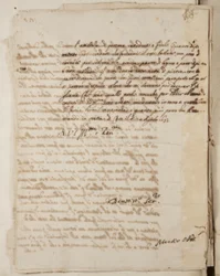 Portefølje med tegninger av Mutio Oddi fra Urbino og andre, s. 120, ca. 1635-40 (penn og blekk på papir i innbundet volum)