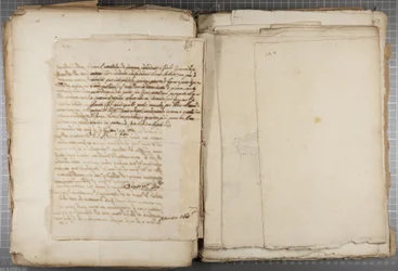 Portefølje med tegninger av Mutio Oddi fra Urbino og andre, s. 120, verso, ca. 1635-40 (penn og blekk på papir i innbundet volum)