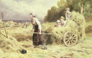 Haytime, ca. 1860 (akvarell og kroppsfarge på papir)