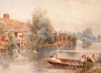 Messing About on the River (akvarell)