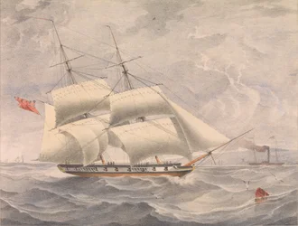 Briggen-sluppen HMS #39;Fantome#39;