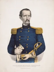 brig.-genl. Michael Corcoran fra den irske brigaden avdøde oberst i det galante N.Y. "Sixty Ninth"