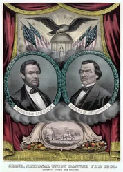 Den nasjonale unions store banner for 1864