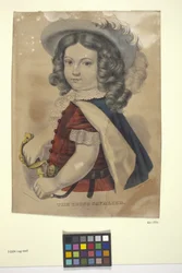 The Young Cavalier (håndfarget litografi)