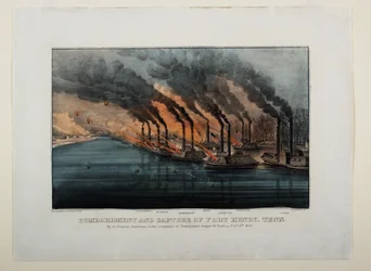 Bombardement og fangst av Fort Henry, Tenn, ca. 1862