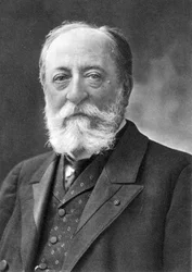 Camille Saint Saens (1835-1921) fransk komponist, Fra et fotografi av Nadar, pseudonym til Gaspard-Felix Tournachon (1820-1910).