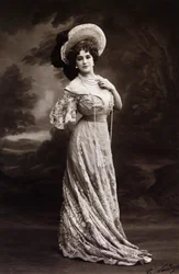Lola Montez, kunstnernavnet til danseren Eliza Rosanna Gilbert (1821-1861), fotografi av Nadar, pseudonym for Gaspard-Félix Tournachon (1820-1910)