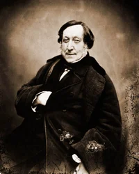 Portrett av Gioachino Rossini, komponist 1792-1868 (bilde)