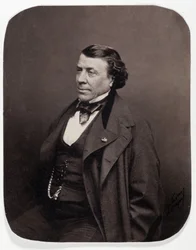 Portrett av den franske kirurgen Philippe Ricord (1800-1889)