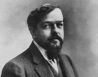 Claude Debussy , fransk komponist, 1909