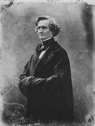 Hector Berlioz , fransk romantisk komponist, c1863