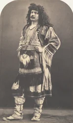 [Selvportrett i kostyme], 1862-64.