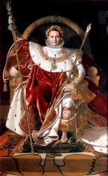 «Napoleon på sin keiserlige trone», 1804