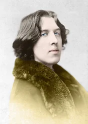 portrett av Oscar Wilde (1854 - 1900) rundt 1882 av Napoleon Sarony (1821 - 1896).