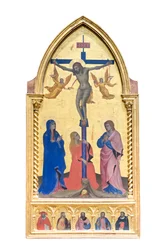 Korsfestelse; og helgener
