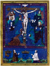 Plakett, emaljemaling på kobber, 1503, 1931