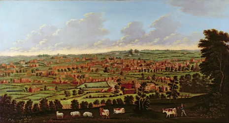 Prospect of Leeds, ca. 1800 (olje på lerret)