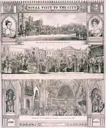Dronning Victorias besøk i City of London, 1837
