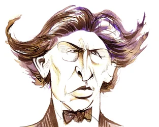 Ferruccio Busoni - fargekarikatur