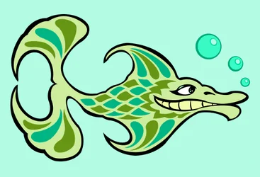 Morsom fisk, 2023 (digital)