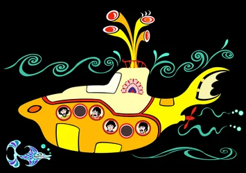 Yellow Submarine, 2004 (blekk, digital revisjon 2023)
