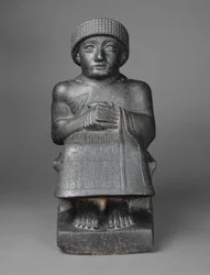 Statue av Gudea, ca. 2090 f.Kr. (dioritt)