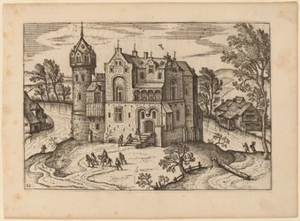 Slott ved en elv