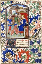 Tilbedelse av magiene, ca. 1450