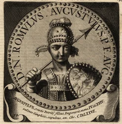 Portrett av den romerske keiseren Romulus Augustulus