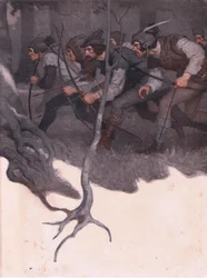 Innvendig omslagsdesign, 1916