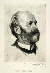 Portrett av Dr. Burrill