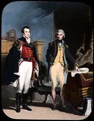 Hæren og marinen, Wellington og Nelson, c1805.