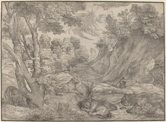 Saint Hieronymus i villmarken