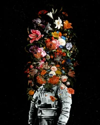 Den blomstrende astronauten