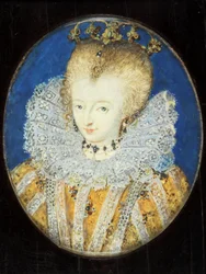 En dame tradisjonelt identifisert som Elizabeth I da prinsesse (emalje)