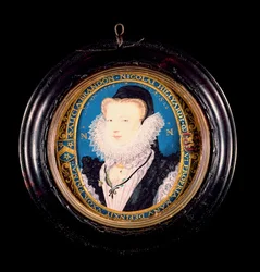 Alice Brandon, fru Hilliard, 1578 (wc på vellum)