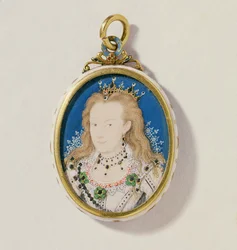 Frances Howard, hertuginne av Richmond og Lennox, ca. 1605-10 (wc på vellum)