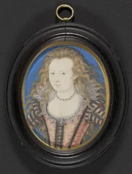 Portrait of a Lady, ca. 1605-10 (gouache og vellum lagt på kortet)