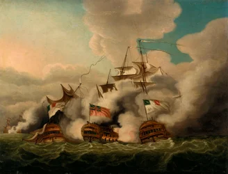 HMS #39;Brunswick#39; brøt linjen i slaget den første juni