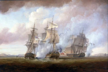 Erobringen av de franske fregattene «Resistance» og «Constance» av HMS «San Fiorenzo» og «Nymphe» 9. mars
