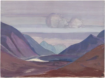Chandra River, studie, 1931