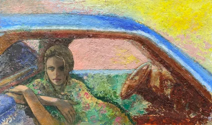Kabriolet, 2020–23 (olje på brett)