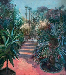 Sunken Garden, 2020–23 (olje på plate)