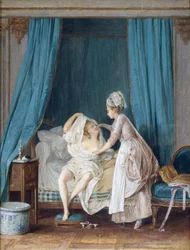 Lady Getting Out of Seng, 1776